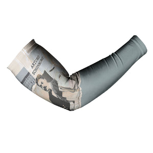 Arturo Schomburg Harlem Renaissance Arm Sleeves Beige Grey Vintage Torn Paper History Portrait