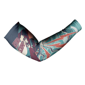 Arturo Schomburg Harlem Renaissance The Man Who Built A Library Arm Sleeves Blue Red Retro Pop Art Vintage Books History Portrait