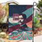 Arturo Schomburg Harlem Renaissance The Man Who Built A Library Garden Flag Blue Red Retro Pop Art Vintage Books History Portrait