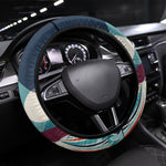 Arturo Schomburg Harlem Renaissance The Man Who Built A Library Steering Wheel Cover Blue Red Retro Pop Art Vintage Books History Portrait