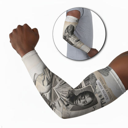 James Baldwin Truth Has A Voice Arm Sleeves Vintage Newspaper Collage Book Writer