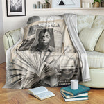 James Baldwin Truth Has A Voice Blanket Vintage Newspaper Collage Book Writer