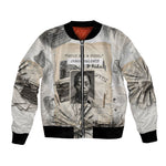 James Baldwin Truth Has A Voice Bomber Jacket Vintage Newspaper Collage Book Writer