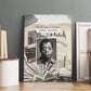 James Baldwin Truth Has A Voice Canvas Wall Art Vintage Newspaper Collage Book Writer