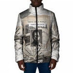 James Baldwin Truth Has A Voice Padded Jacket Vintage Newspaper Collage Book Writer