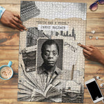 James Baldwin Truth Has A Voice Puzzle Vintage Newspaper Collage Book Writer