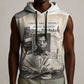 James Baldwin Truth Has A Voice Sleeveless Hoodie Vintage Newspaper Collage Book Writer