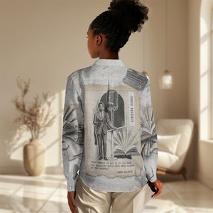 James Baldwin Truth Has A Voice Women Casual Shirt Vintage Newspaper Collage Book Writer