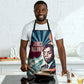 James Baldwin Let The Truth Stand Tall Apron Retro Pop Art Vintage Book Writer Portrait