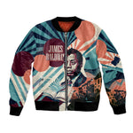 James Baldwin Let The Truth Stand Tall Bomber Jacket Retro Pop Art Vintage Book Writer Portrait