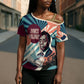 James Baldwin Let The Truth Stand Tall Cross Shoulder Shirt Retro Pop Art Vintage Book Writer Portrait