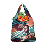 James Baldwin Let The Truth Stand Tall Grocery Bag Retro Pop Art Vintage Book Writer Portrait