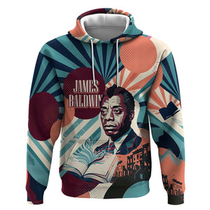 James Baldwin Let The Truth Stand Tall Hoodie Retro Pop Art Vintage Book Writer Portrait