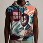 James Baldwin Let The Truth Stand Tall Sleeveless Hoodie Retro Pop Art Vintage Book Writer Portrait