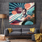 James Baldwin Let The Truth Stand Tall Tapestry Retro Pop Art Vintage Book Writer Portrait
