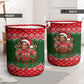 Stokely Carmichael Black Power Christmas Laundry Basket Retro Knit Pattern Civil Rights Voting Quote Art