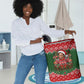 Stokely Carmichael Black Power Christmas Laundry Basket Retro Knit Pattern Civil Rights Voting Quote Art