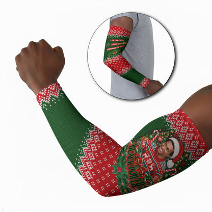 Stokely Carmichael Black Power Christmas Arm Sleeves Retro Knit Pattern Civil Rights Voting Quote Art