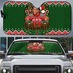 Stokely Carmichael Black Power Christmas Auto Sun Shade Retro Knit Pattern Civil Rights Voting Quote Art