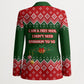 Stokely Carmichael Black Power Christmas Blazer Retro Knit Pattern Civil Rights Voting Quote Art