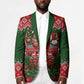 Stokely Carmichael Black Power Christmas Blazer Retro Knit Pattern Civil Rights Voting Quote Art