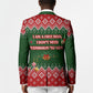 Stokely Carmichael Black Power Christmas Blazer Retro Knit Pattern Civil Rights Voting Quote Art
