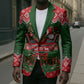 Stokely Carmichael Black Power Christmas Blazer Retro Knit Pattern Civil Rights Voting Quote Art