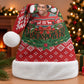 Stokely Carmichael Black Power Christmas Santa Hat Retro Knit Pattern Civil Rights Voting Quote Art
