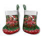 Stokely Carmichael Black Power Christmas Stocking Retro Knit Pattern Civil Rights Voting Quote Art