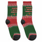 Stokely Carmichael Black Power Christmas Crew Socks Retro Knit Pattern Civil Rights Voting Quote Art