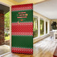 Stokely Carmichael Black Power Christmas Door Cover Retro Knit Pattern Civil Rights Voting Quote Art