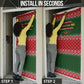 Stokely Carmichael Black Power Christmas Door Cover Retro Knit Pattern Civil Rights Voting Quote Art