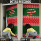 Stokely Carmichael Black Power Christmas Door Cover Retro Knit Pattern Civil Rights Voting Quote Art