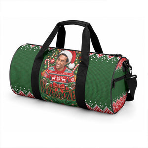 Stokely Carmichael Black Power Christmas Duffle Bag Retro Knit Pattern Civil Rights Voting Quote Art