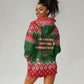 Stokely Carmichael Black Power Christmas Hoodie Dress Retro Knit Pattern Civil Rights Voting Quote Art
