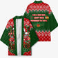 Stokely Carmichael Black Power Christmas Kimono Retro Knit Pattern Civil Rights Voting Quote Art
