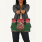 Stokely Carmichael Black Power Christmas Leather Bag Retro Knit Pattern Civil Rights Voting Quote Art