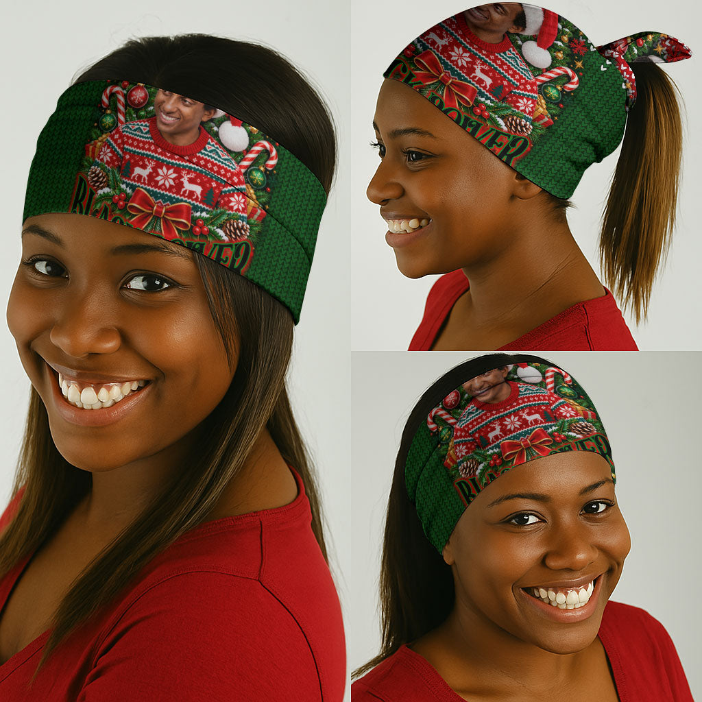 Stokely Carmichael Black Power Christmas Neck Gaiter Retro Knit Pattern Civil Rights Voting Quote Art