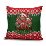 Stokely Carmichael Black Power Christmas Pillow Cover Retro Knit Pattern Civil Rights Voting Quote Art