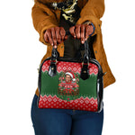 Stokely Carmichael Black Power Christmas Shoulder Handbag Retro Knit Pattern Civil Rights Voting Quote Art
