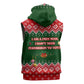 Stokely Carmichael Black Power Christmas Sleeveless Zip Hoodie Retro Knit Pattern Civil Rights Voting Quote Art