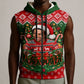 Stokely Carmichael Black Power Christmas Sleeveless Zip Hoodie Retro Knit Pattern Civil Rights Voting Quote Art