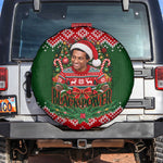 Stokely Carmichael Black Power Christmas Spare Tire Cover Retro Knit Pattern Civil Rights Voting Quote Art