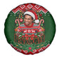 Stokely Carmichael Black Power Christmas Spare Tire Cover Retro Knit Pattern Civil Rights Voting Quote Art