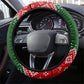 Stokely Carmichael Black Power Christmas Steering Wheel Cover Retro Knit Pattern Civil Rights Voting Quote Art