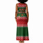 Stokely Carmichael Black Power Christmas Tank Maxi Dress Retro Knit Pattern Civil Rights Voting Quote Art