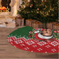 Stokely Carmichael Black Power Christmas Tree Skirt Retro Knit Pattern Civil Rights Voting Quote Art