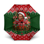 Stokely Carmichael Black Power Christmas Umbrella Retro Knit Pattern Civil Rights Voting Quote Art