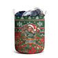 Stokely Carmichael Black Power Christmas Laundry Basket Retro Ugly Christmas Pattern Civil Rights Leader Pan African
