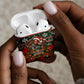 Stokely Carmichael Black Power Christmas AirPods Case Retro Ugly Christmas Pattern Civil Rights Leader Pan African